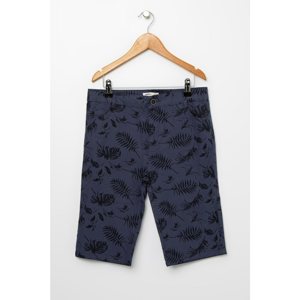 Koton Navy Blue Boy's Patterned Shorts