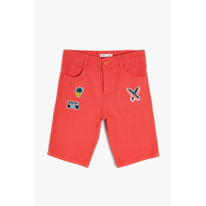 Koton Red Boy Embroidered Sort