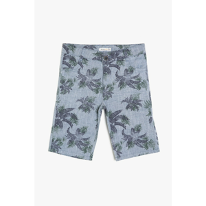 Koton Blue Patterned Boy's Shorts