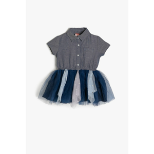 Koton Blue Baby Girl Tutu Detailed Jean Dress