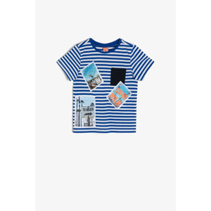 Koton Baby Boy Blue Striped T-Shirt