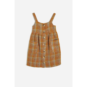Koton Orange Kids Pocket Detailed Dress