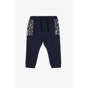 Koton Navy Blue Child Patterned Trousers