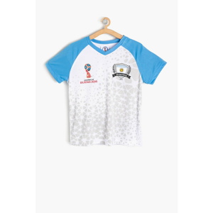 Koton Blue Boy Euro 2018 Printed T-Shirt