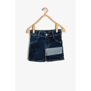 Koton Blue Baby Boy Appliqued Jean Short