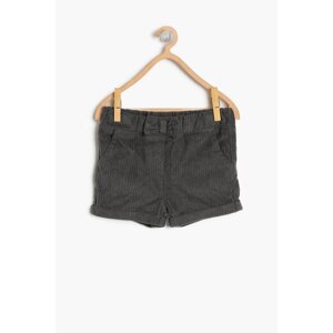 Koton Baby Girl Gray Shorts & Bermuda