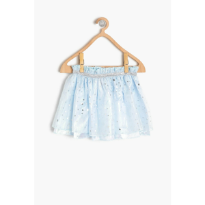 Koton Blue Baby Girl Patterned Dress