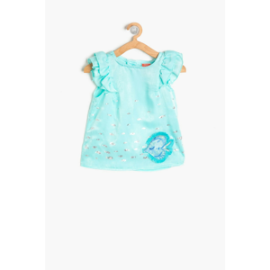 Koton Green Baby Girl Caplique Detailed Blouse