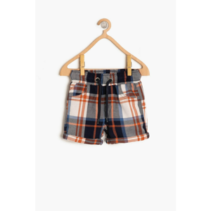 Koton Orange Baby Boy Tie Waist Shorts