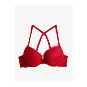 Koton Women's Red Lace Bra