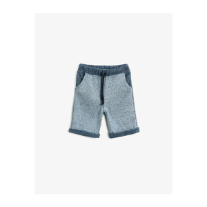 Koton Boy Blue Pocket Cotton Strap Shorts