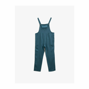 Koton Girl Green Pocket Jumpsuit