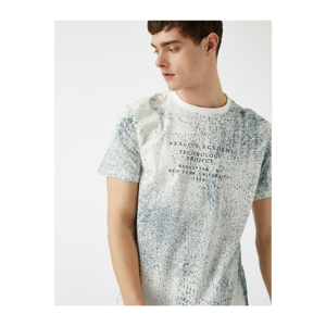 Koton Printed Printed T-Shirt Patterned Short Sleeve