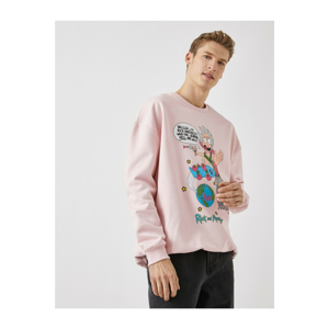 Koton Men's Pink Sweatshirt