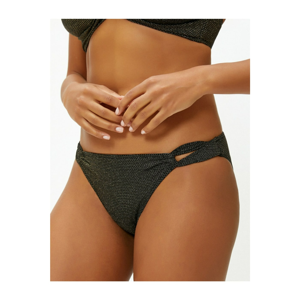 Koton Women's Black Metallic Bikini Bottoms