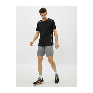 Koton Men's Gray Strap On Shorts