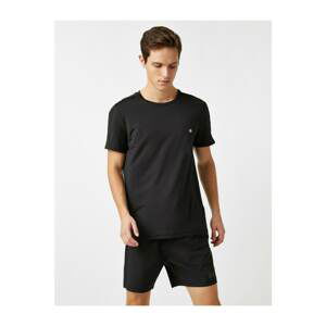 Koton Printed Crew Neck Short Sleeve T-Shirt