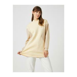 Koton Cotton Top Collar Color-Blocked