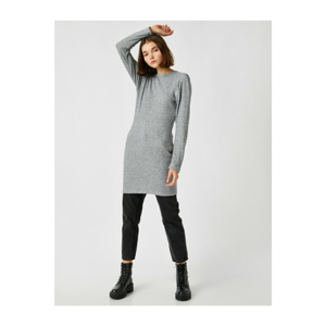 Koton Long Sleeve Short Dress