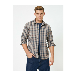 Koton Men's Brown Shirt