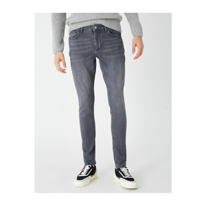 Koton Male Jean Trousers Gray