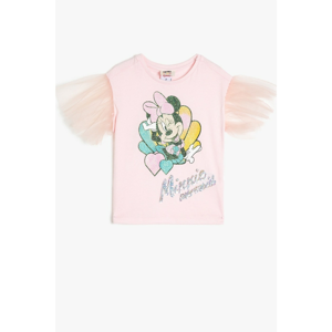 Koton Girl Disney Licensed Tulle T-shirt 0ykg17566ak