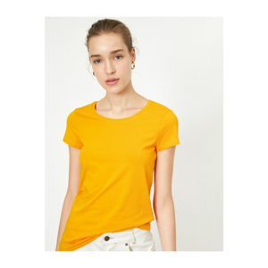 Koton T-Shirt - Yellow - Regular fit