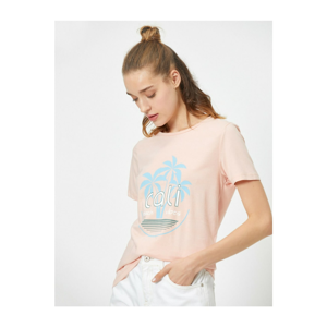 Koton T-Shirt - Pink - Regular fit