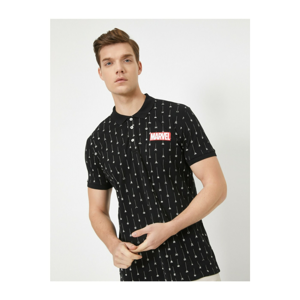 Koton Marvel Licensed Printed Polo T-Shirt