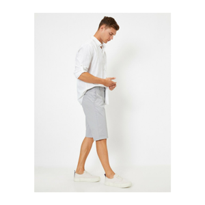 Koton Shorts - Gray - Normal Waist