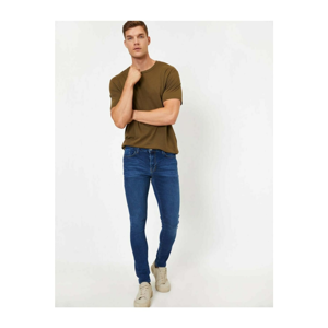 Koton Men's Jean Trousers Blue