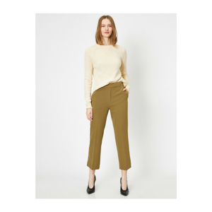 Koton Women Green Pocket Detailed Trousers