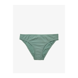 Koton Women's Green Normal Waist Bikini Bottom