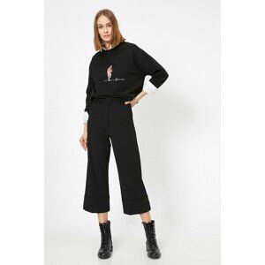 Koton Belted Short Leg Trousers