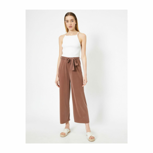 Koton Pants - Brown - Wide leg