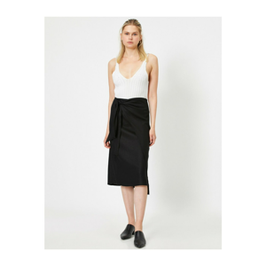 Koton Normal Waist Bagged Midi Skirt