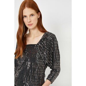 Koton Sequin Detailed Blouse