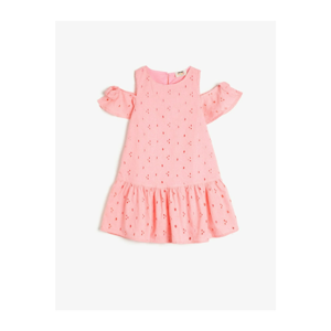 Koton Both Dress - Pink - Ruffle