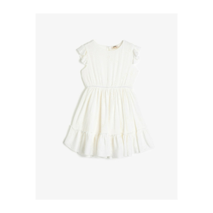 Koton Ruffled Dress With Sleeves And Hem