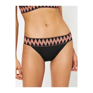 Koton Bikini Bottom - Black - Herringbone