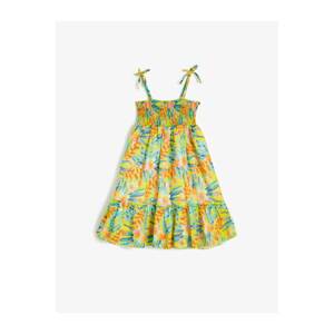 Koton Girl Child Floral Patterned Dress