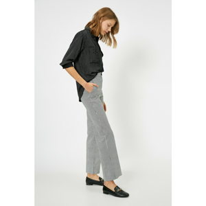 Koton Women Black Pocket Detailed Trousers