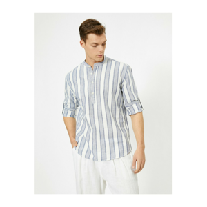 Koton Judge Collar Striped Regular Fit Shirt