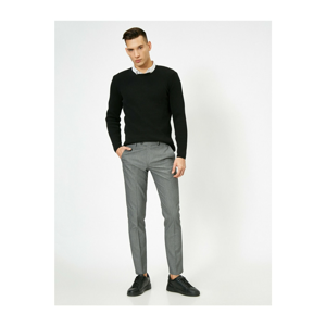 Koton Pocket Detailed Patterned Slim Fit Trousers