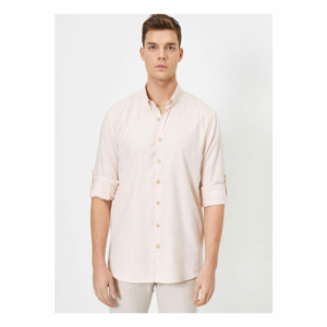 Koton Epaulet Striped Pattern Regular Fit Shirt