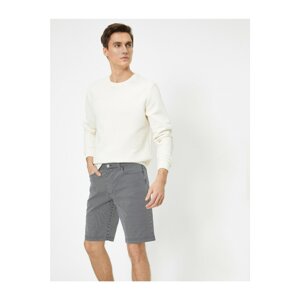 Koton Men's Blue Pocket Detailed Shorts