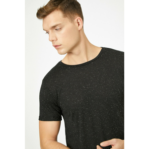 Koton Men's Black Tshirt