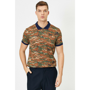 Koton Polo T-shirt - Brown - Regular