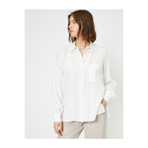 Koton Pocket Detail Long Sleeve Shirt