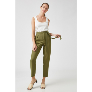 Koton Women Khaki Trousers